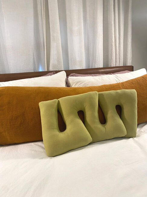 sustainable throw pillows