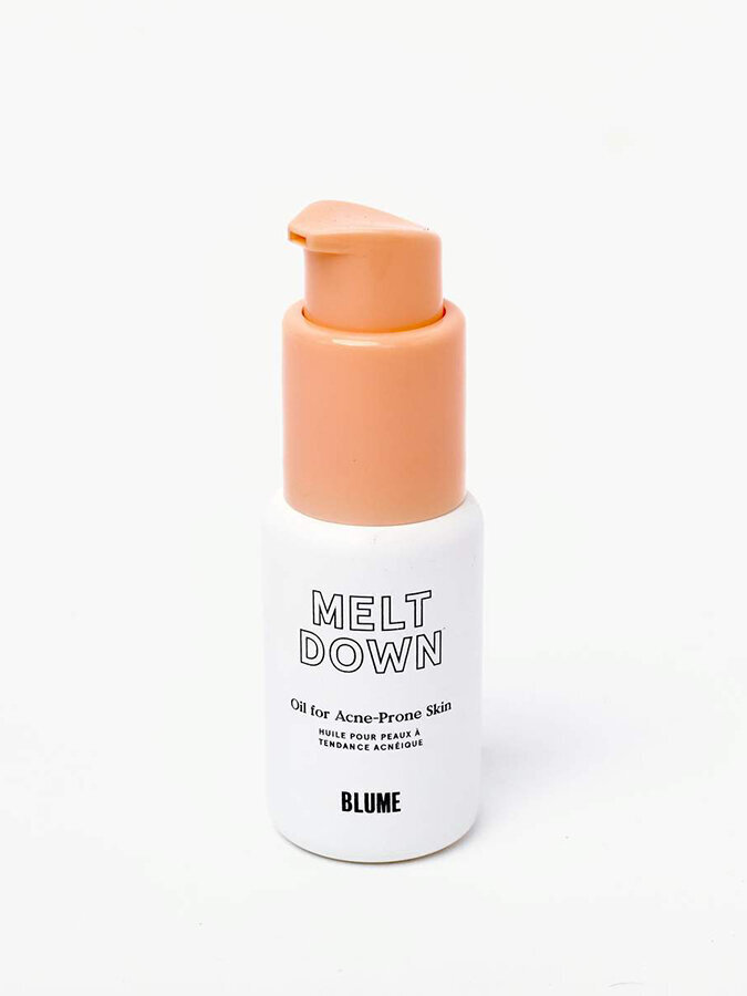 Best Natural Skincare For Acne: Blume Meltdown Oil