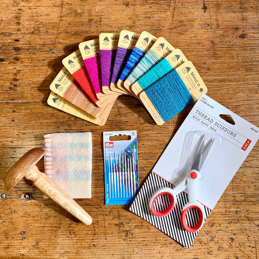 How to: build your own clothing mending kit