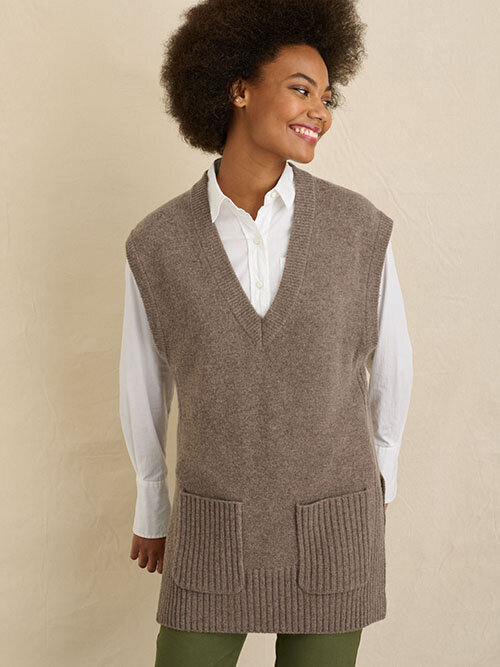 Women's Knit Vests New Collection 2023