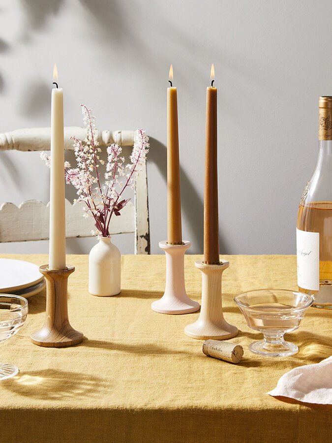 11 Artisanal Taper Candles So Beautiful You'll Never Want To Light