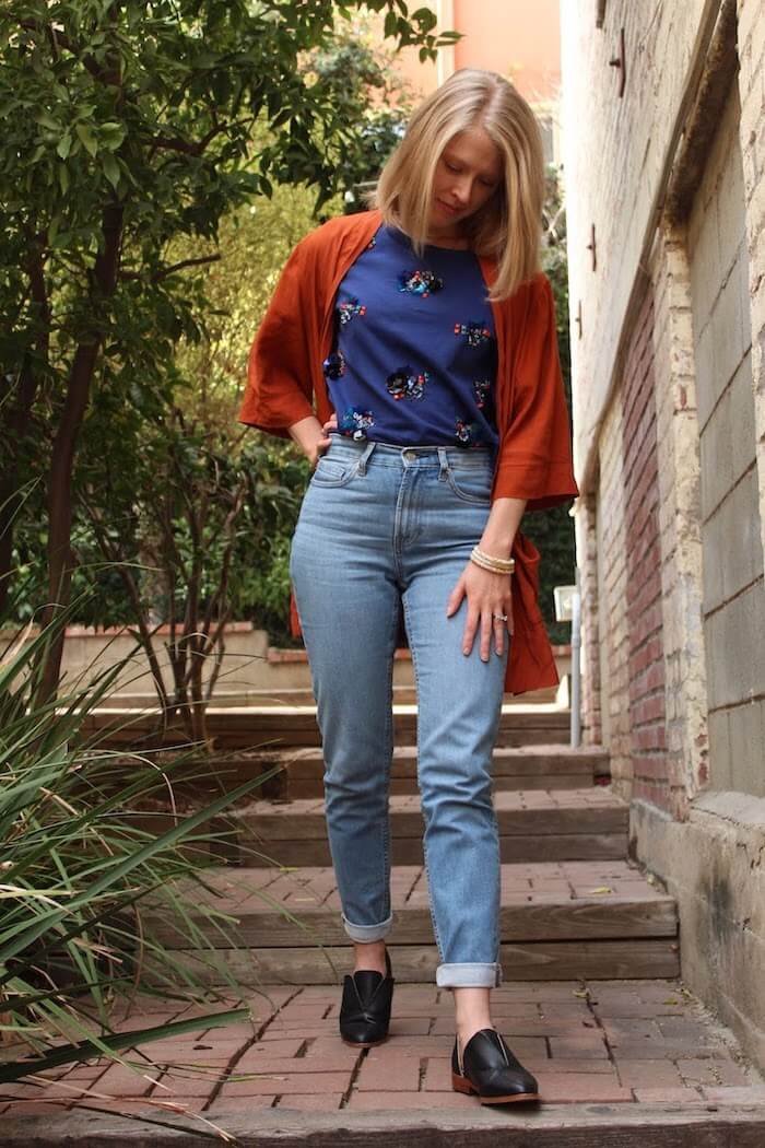 A thrifted blue shirt in 2018