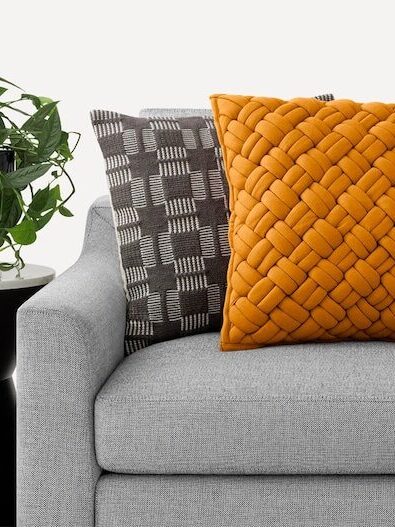 sustainable throw pillows