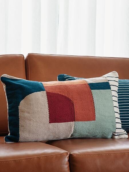 sustainable throw pillows