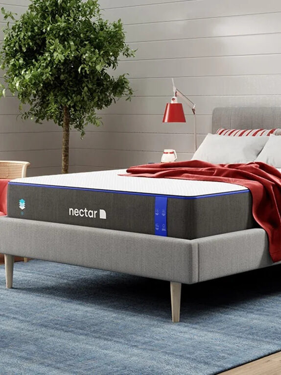 A nectar eco friendly memory foam mattress.