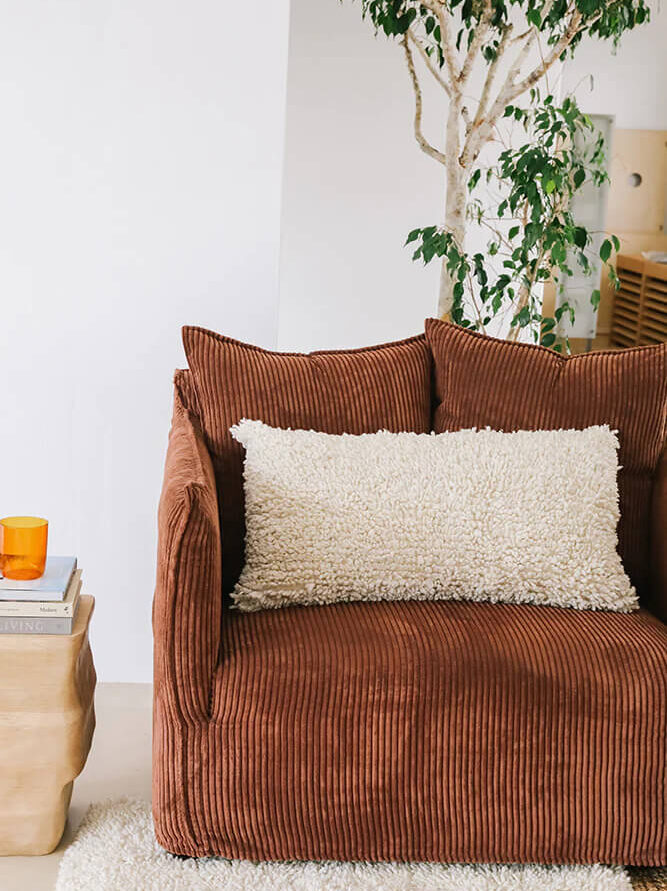 sustainable throw pillows