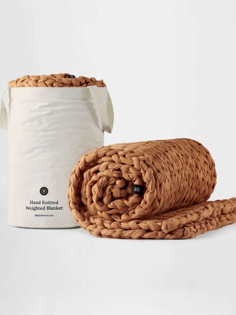 9 Sustainable Weighted Blankets Made With Organic Materials The Good