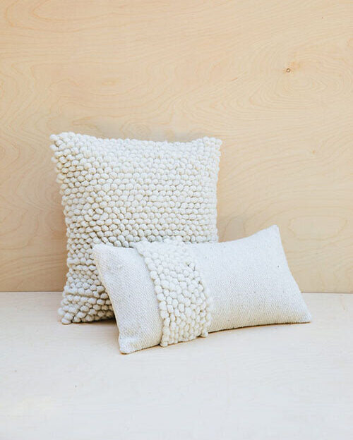 sustainable throw pillows