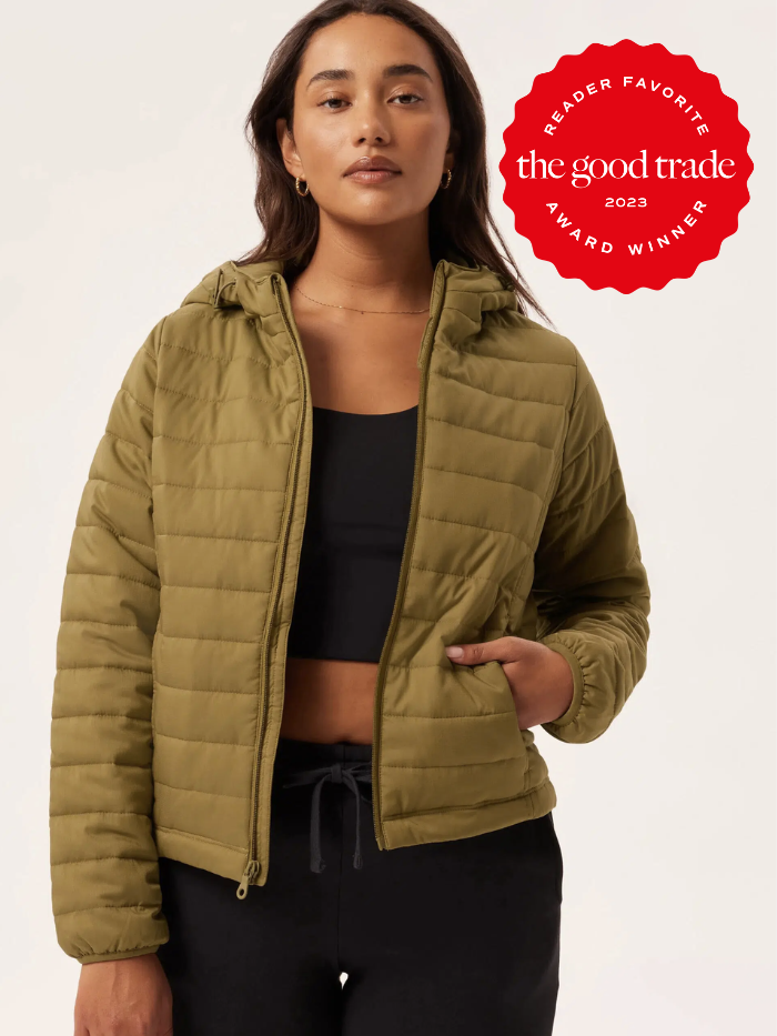 sustainable coats and jackets girlfriend collective