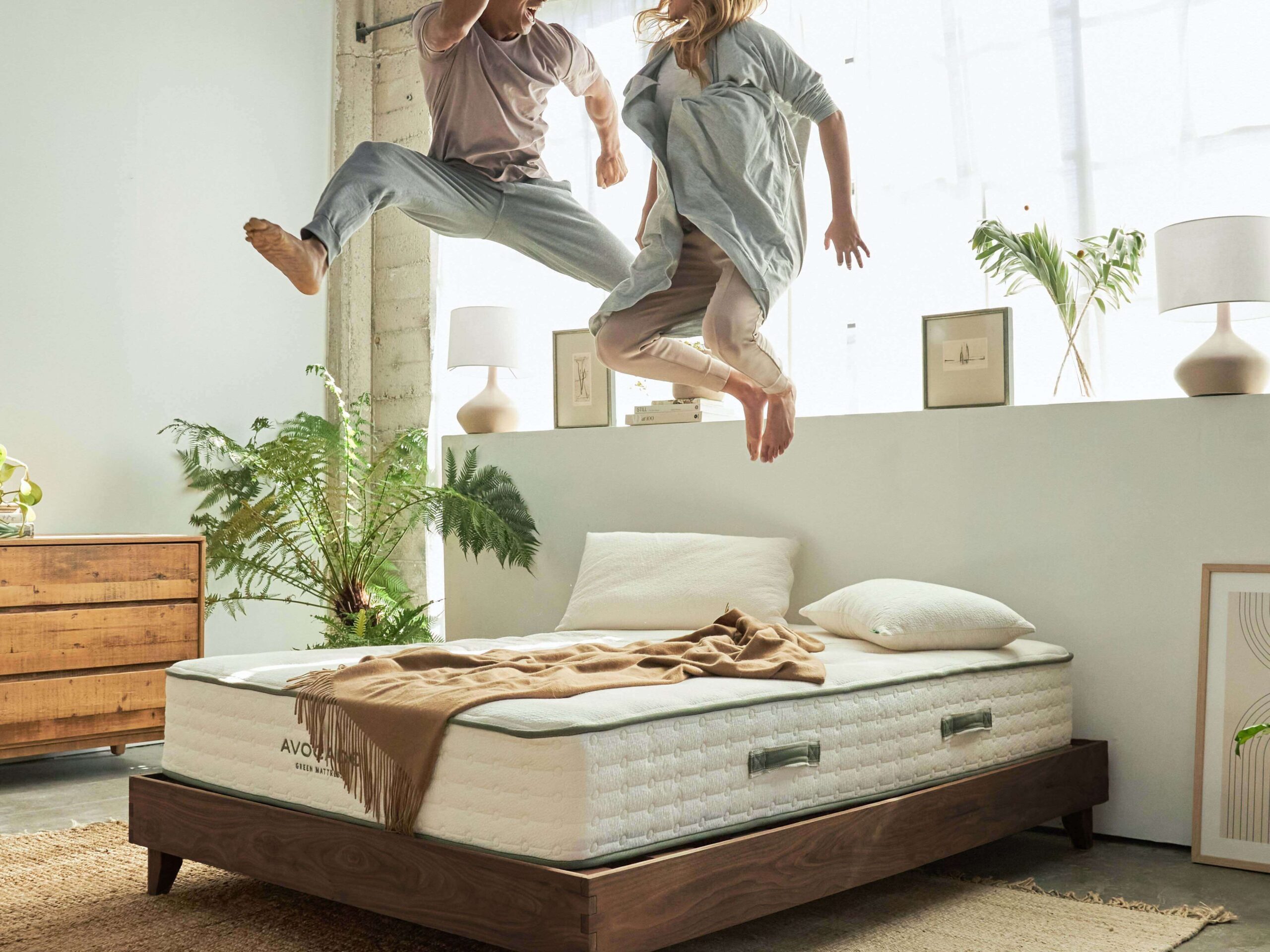 Sustainable wooden bed frame