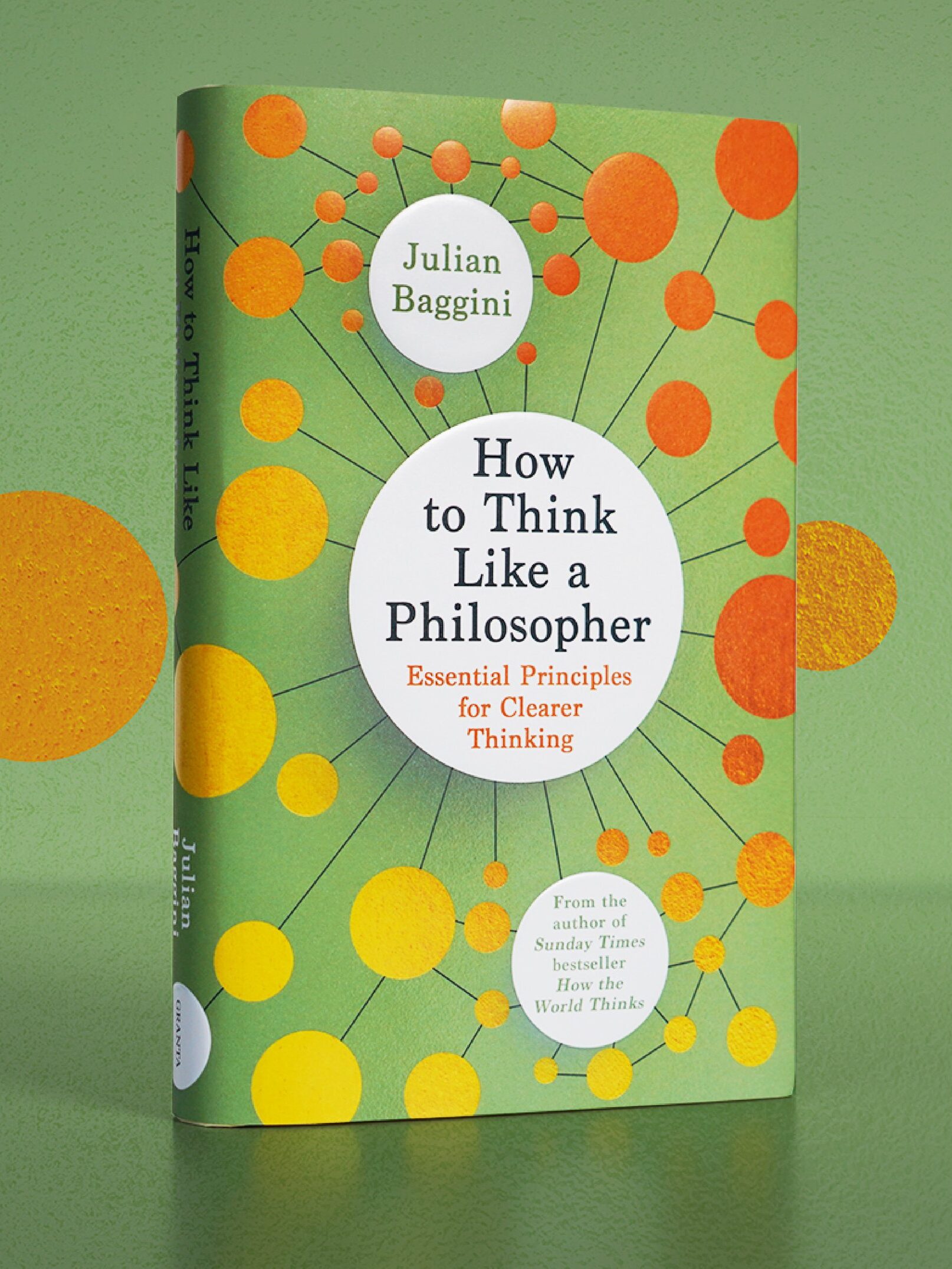 The book "How to Think Like a Philosopher" with a green background. Found on Hive. 