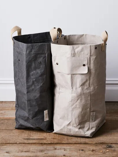 plastic free laundry baskets hampers