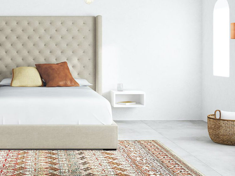 Sustainable upholstered bed