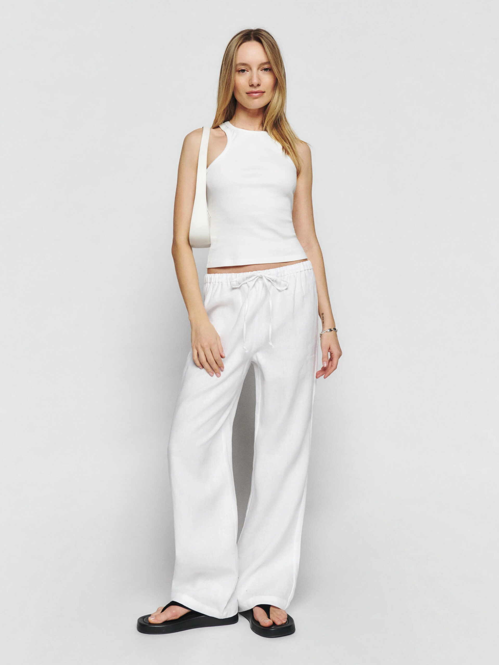 reformation baggy pants