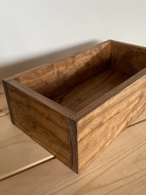 etsy eco-friendly wooden storage bin