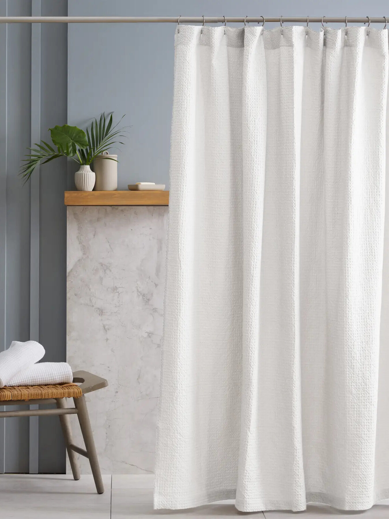 Quince Organic Cotton Shower Curtains