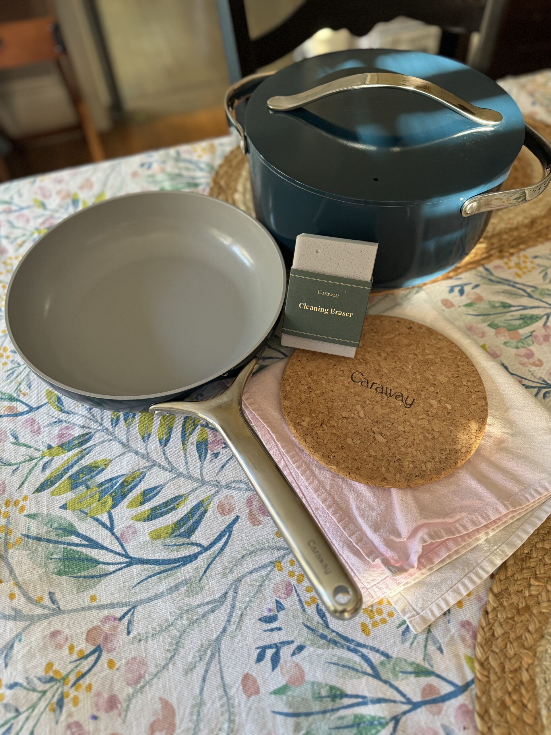 5 Pcs Copper Bakeware Set - Organic Eco Friendly Nonstick Coating