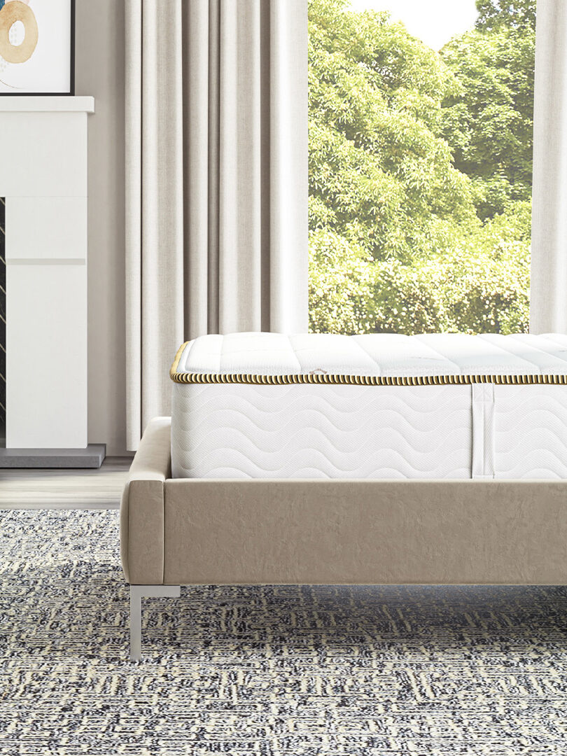 A Saatva mattress. 