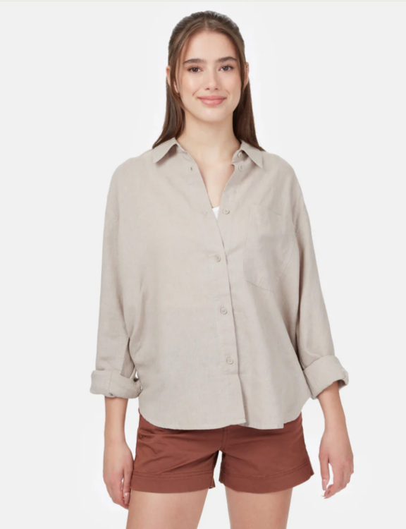 Button Shirt Natural main image 1