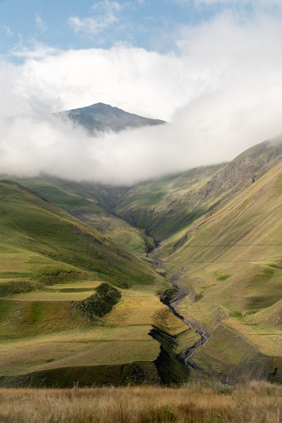 Mountain landscape background, Azerbaijan