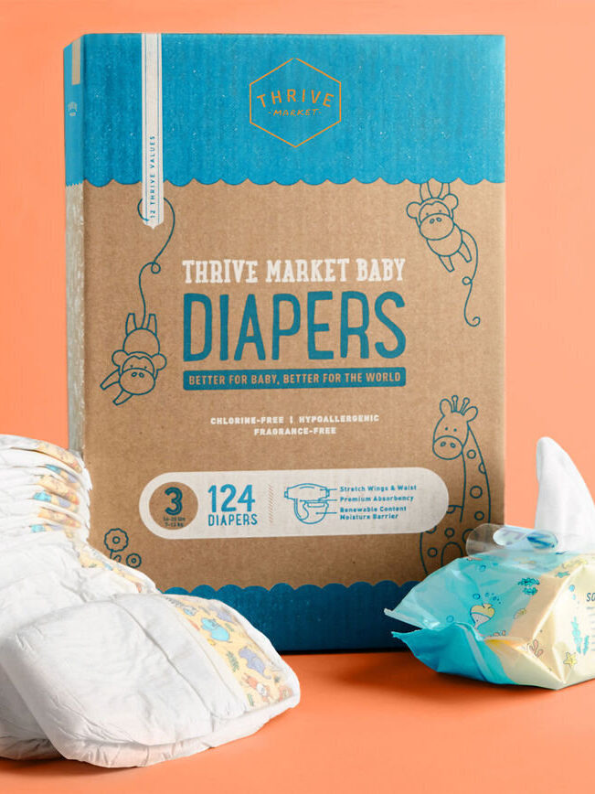 Thrive Market Nontoxic Baby Diaper Subscription