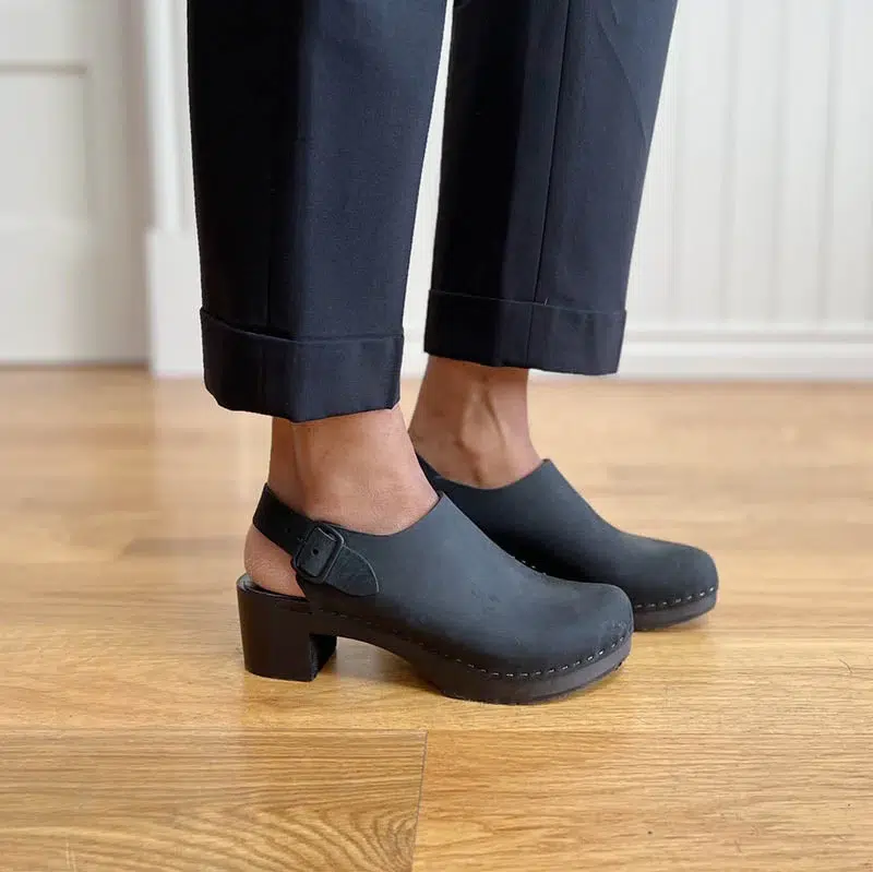 A model in Bryr sustainable clogs. 
