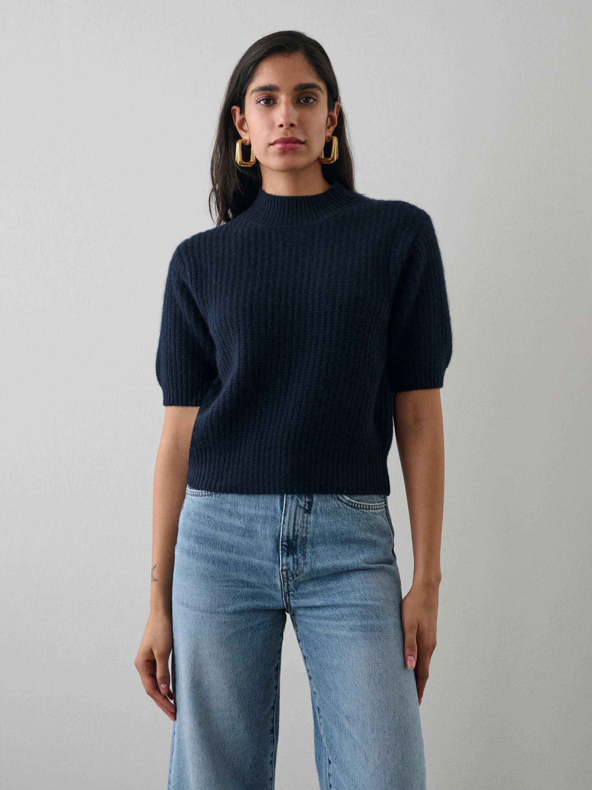 White and Warren Sustainable Cashmere Sweater
