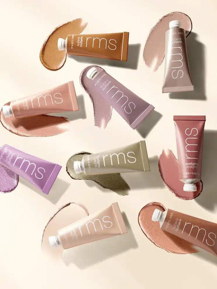 A product shot of RMS cream eyeshadows