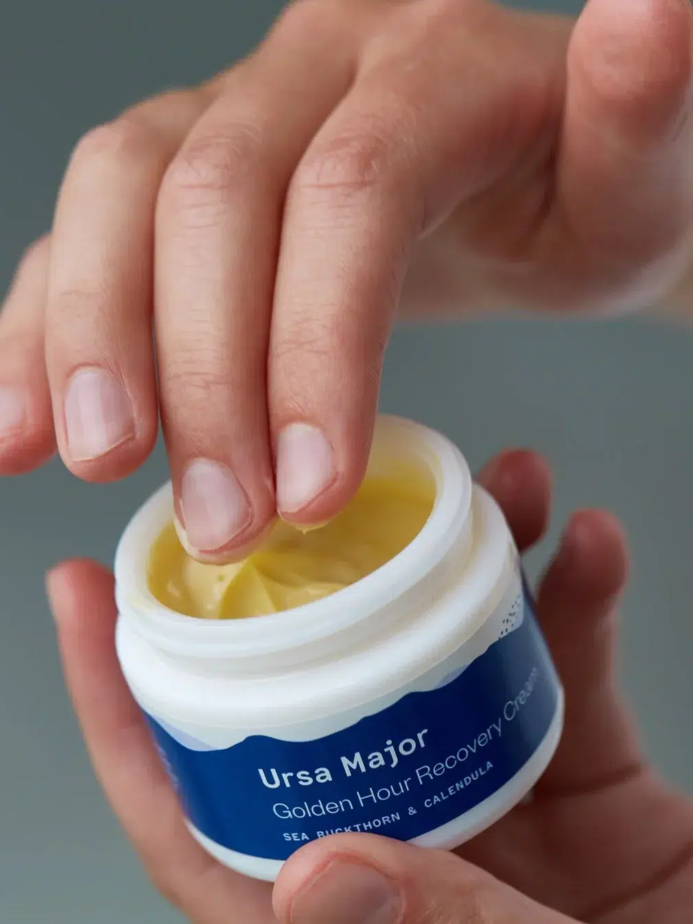 A product shot of Ursa Major Recovery Cream