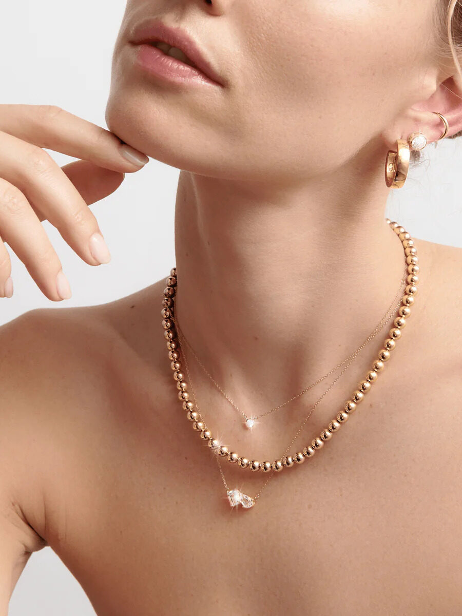 Round Choker Necklace For Women Minimalist Fine Jewelry Cute Accessory –  Arimonz