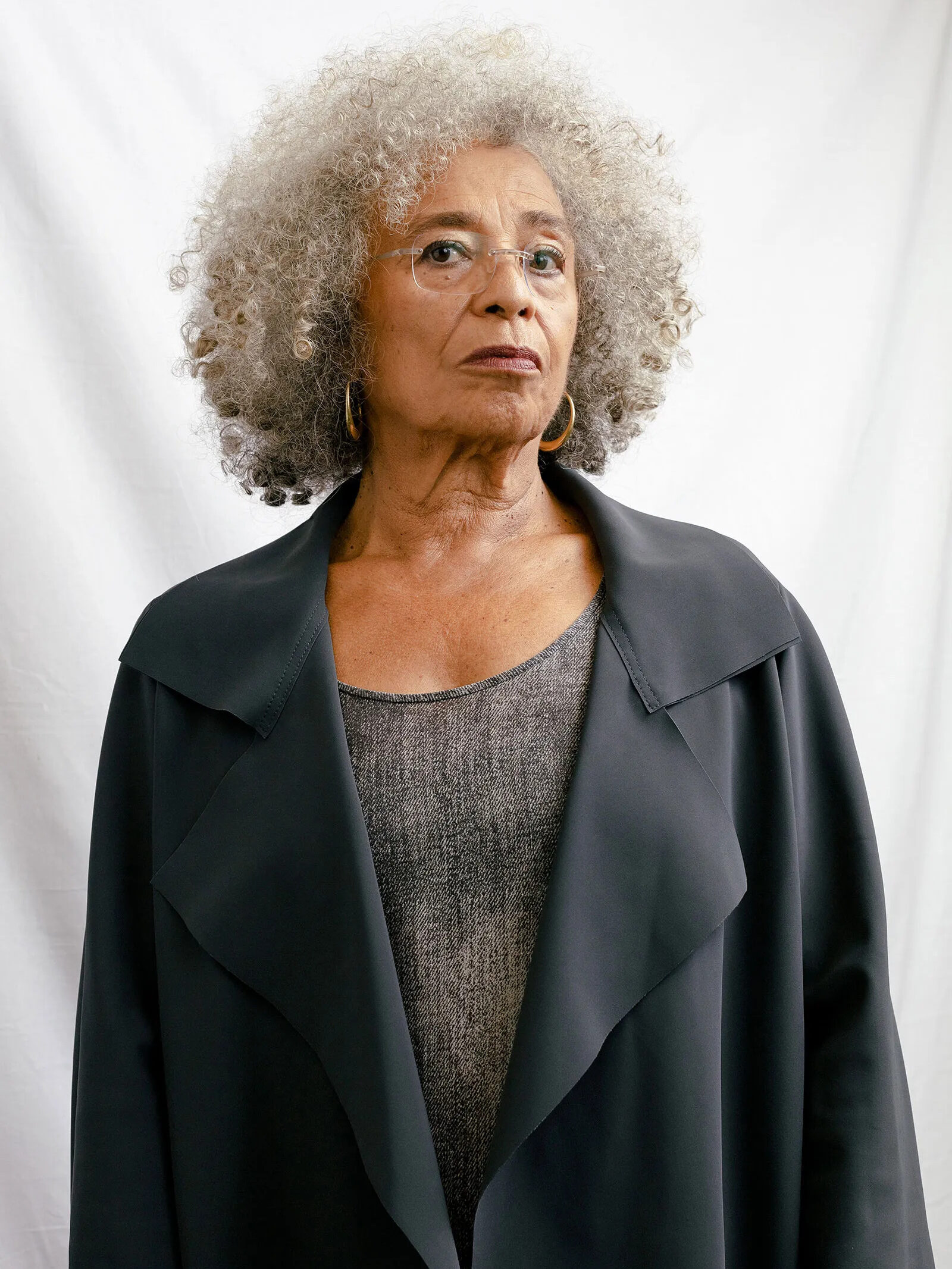 Photograph of women philosopher Angela Davis
