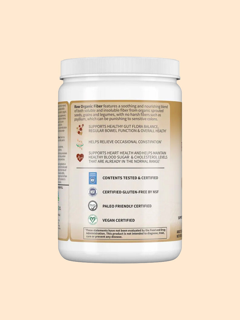 Garden of Life fiber supplements