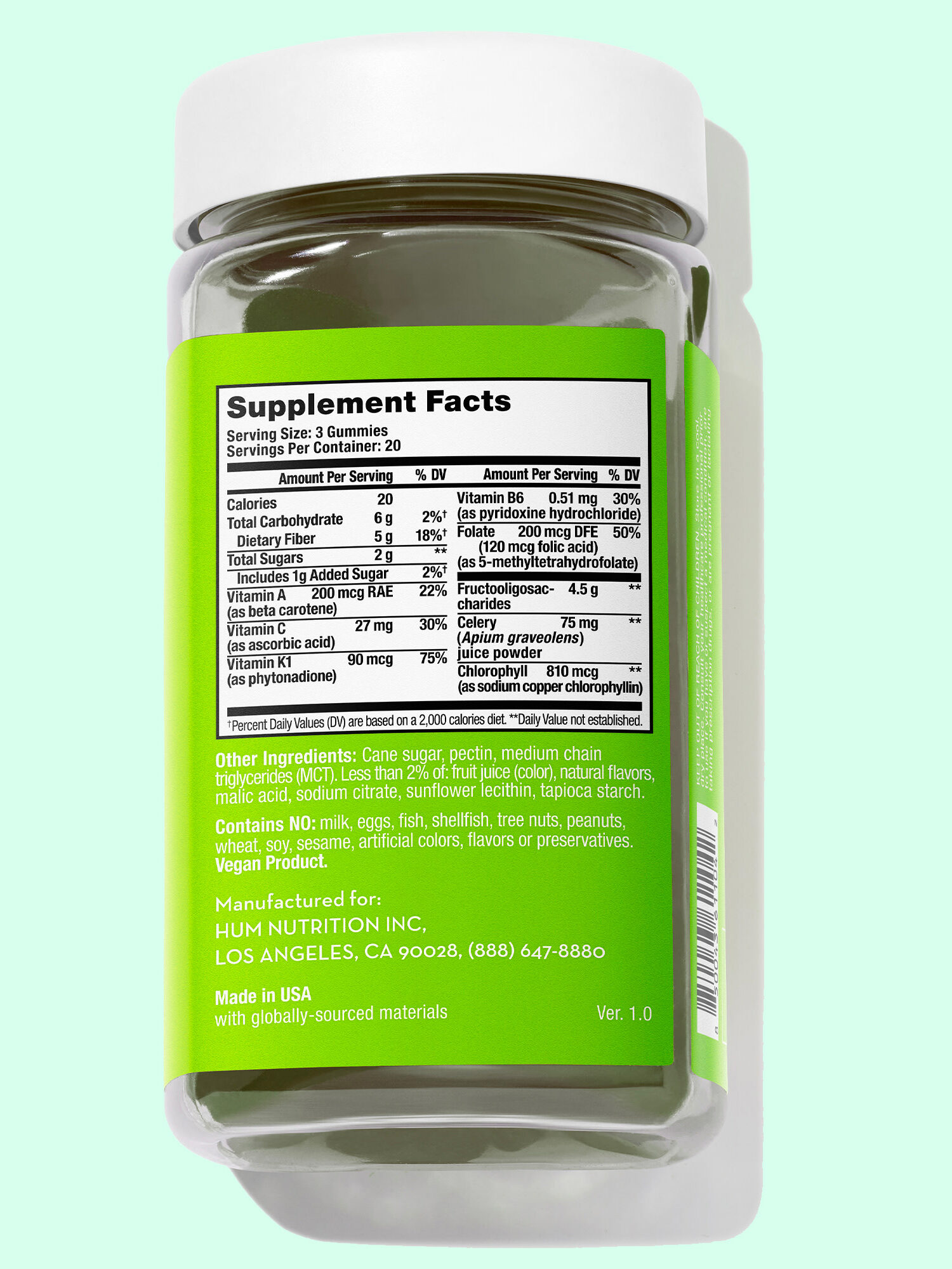 HUM Nutrition fiber supplements