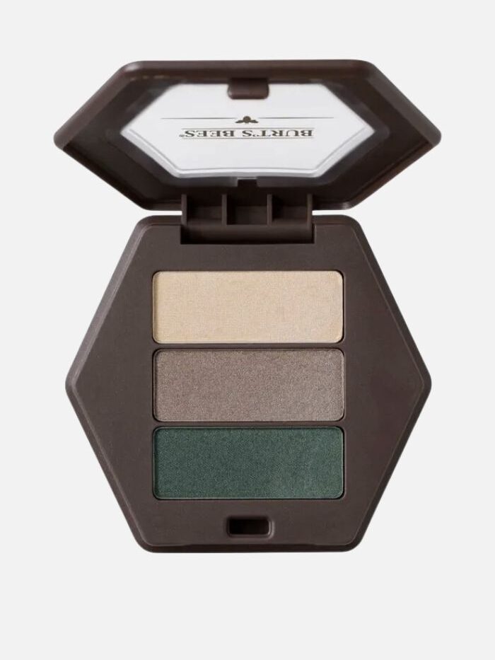 A Burt's Bees Eyeshadow Trio palette.