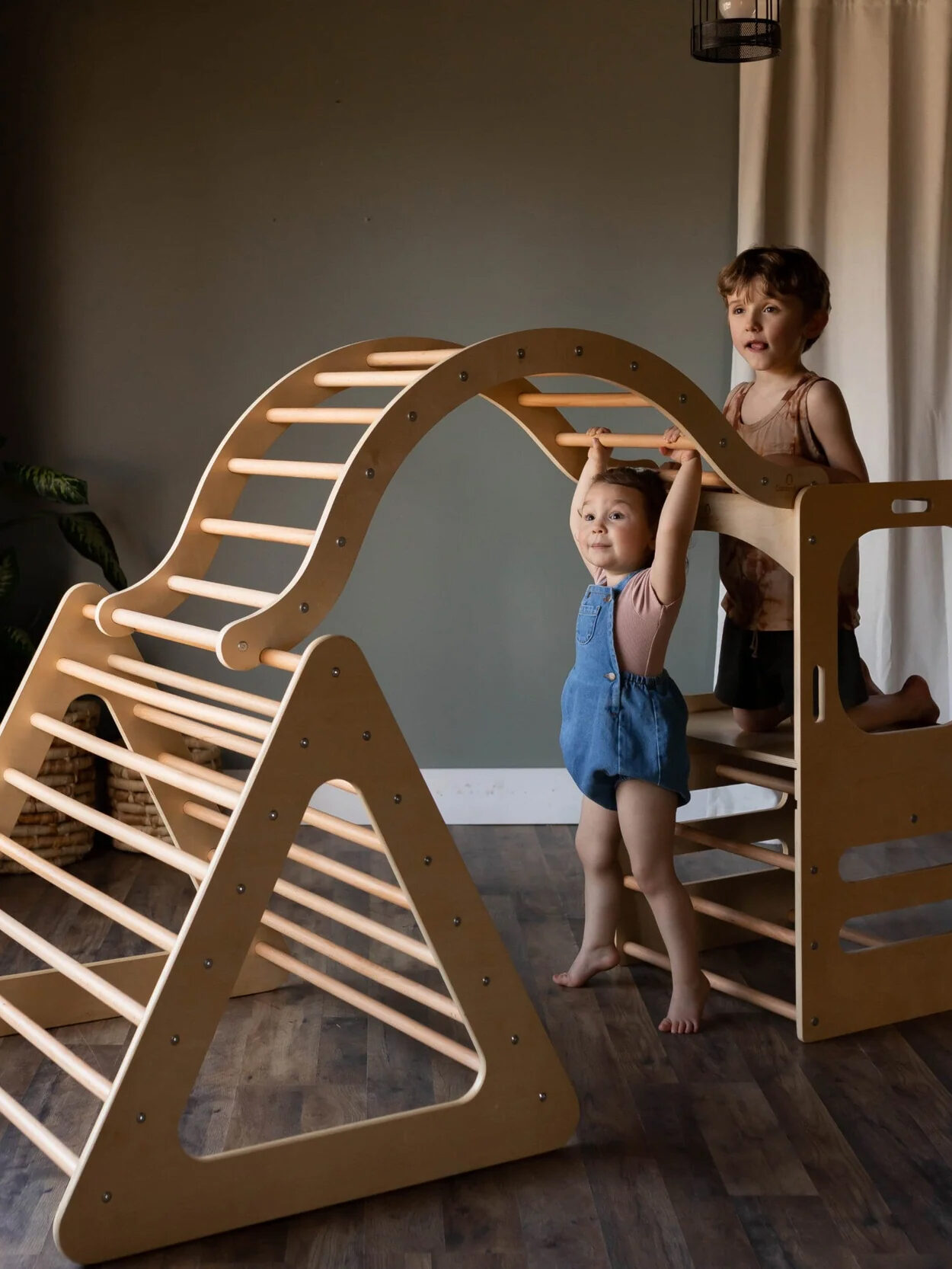 A Montessori climbing gym from CassaroKids