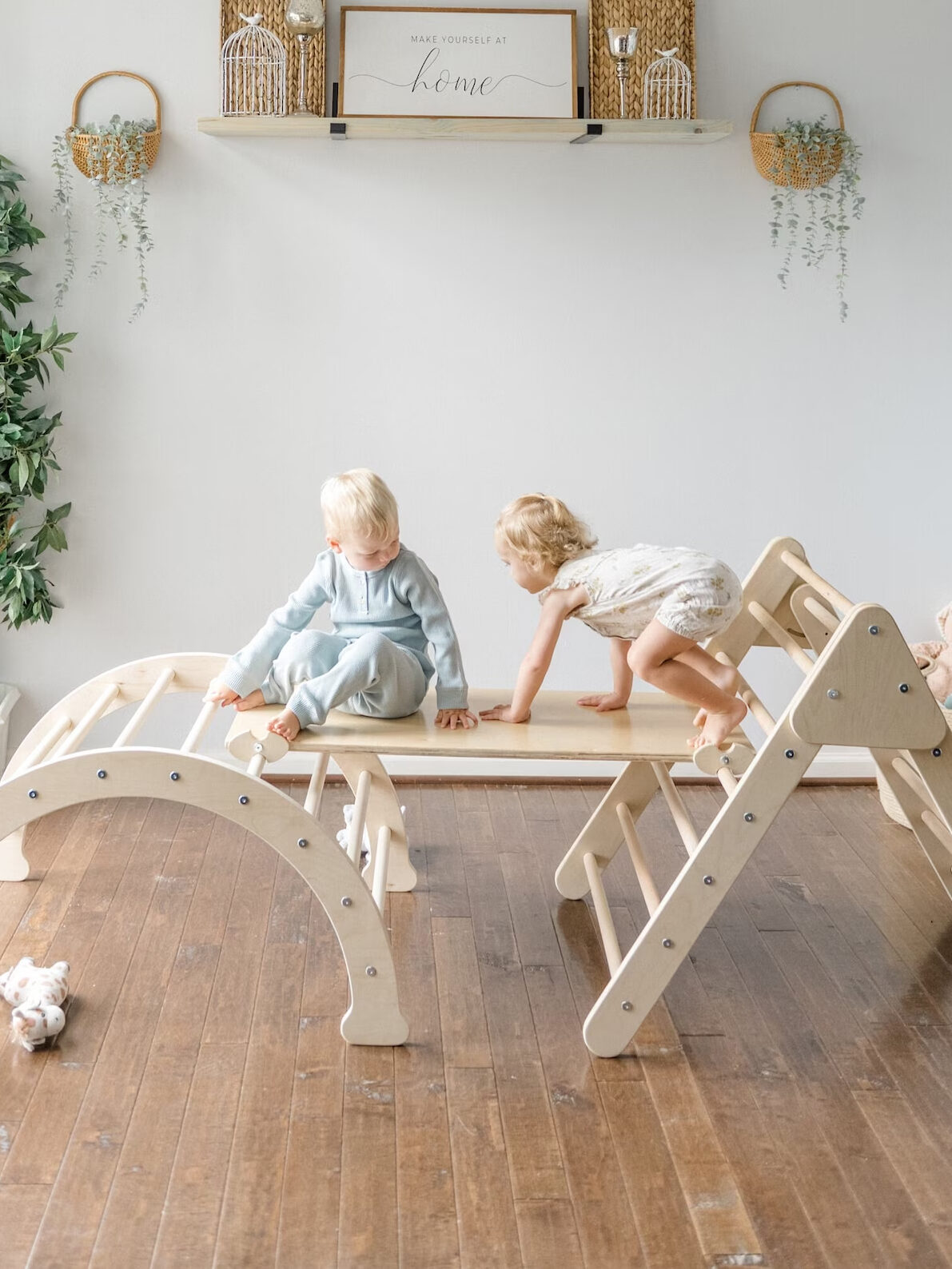 A Montessori climbing gym from Joey