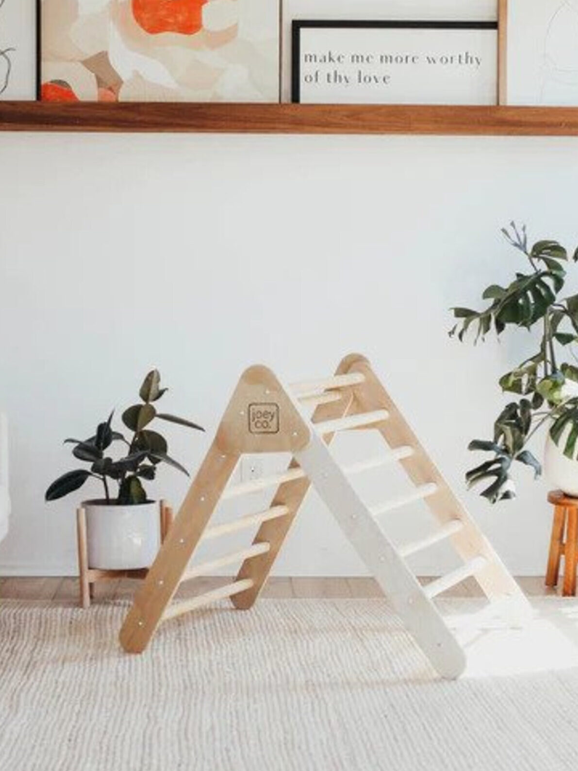 A Montessori climbing gym from Joey