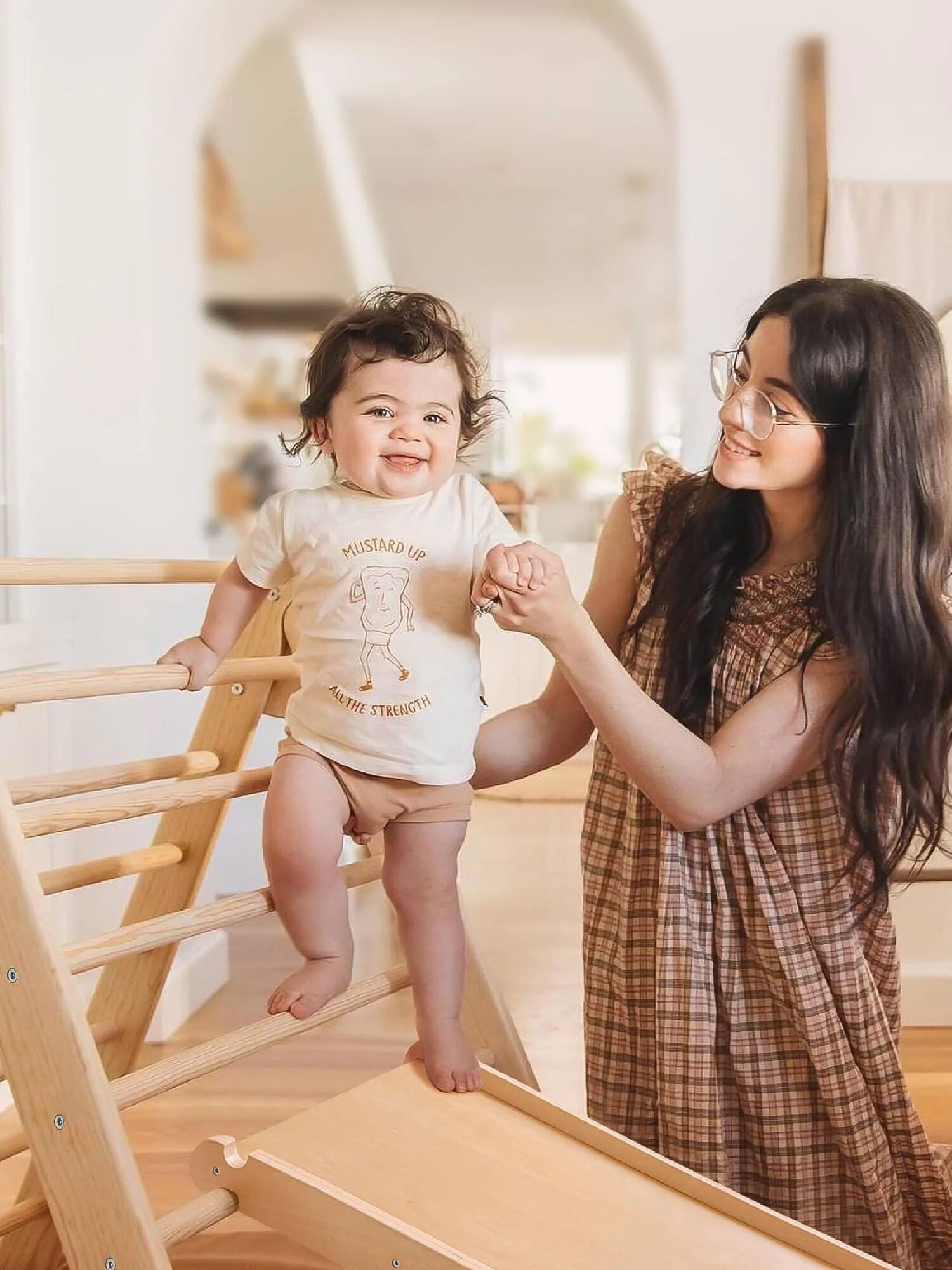 A Montessori climbing gym from Tiny Land