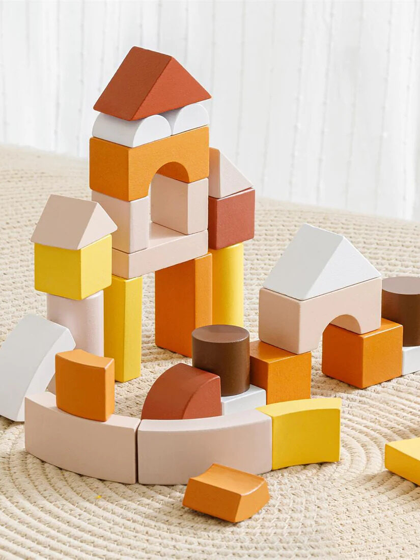A Tiny Land Montessori blocks kit.