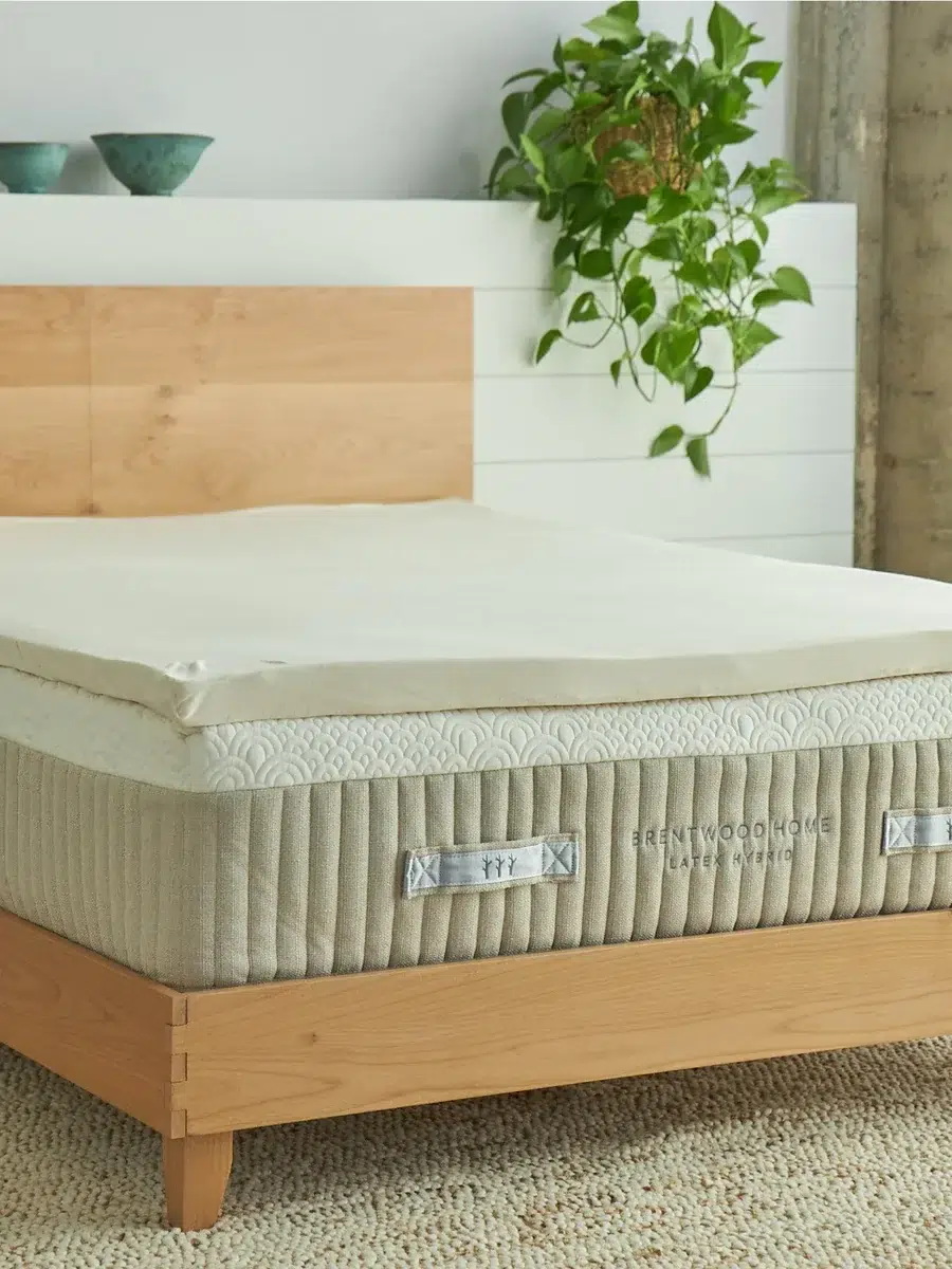 A mattress topper from Brentwood Home