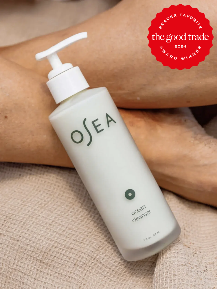 OSEA ocean cleanser. The TGT 2024 Award Winner Badge is on the right corner of the image.