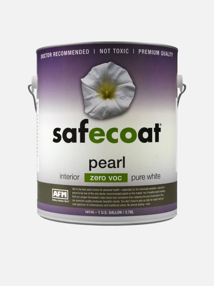 A can of AFM Safecoat Paint.