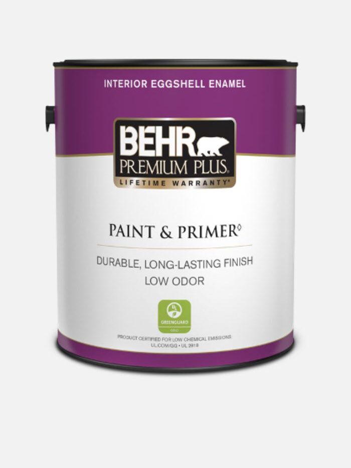 A can of Behr paint.