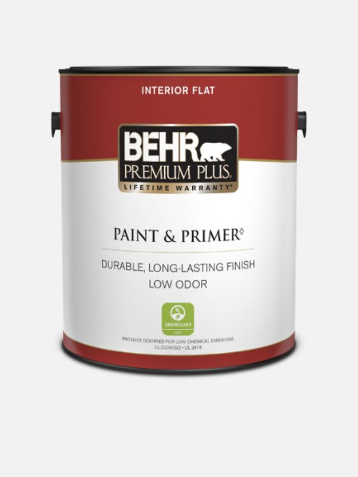 A can of Behr paint.