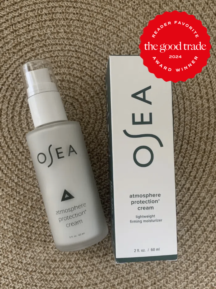 OSEA face cream. The TGT 2024 Award Winner Badge is on the right corner of the image. 