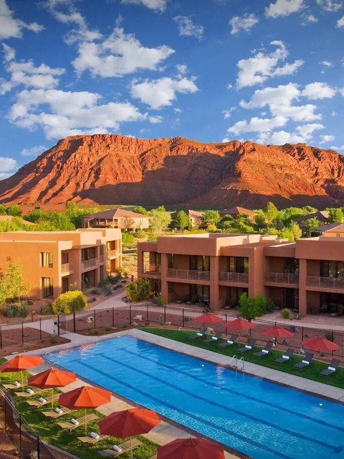 A landscape look at Red Mountain Resort. 