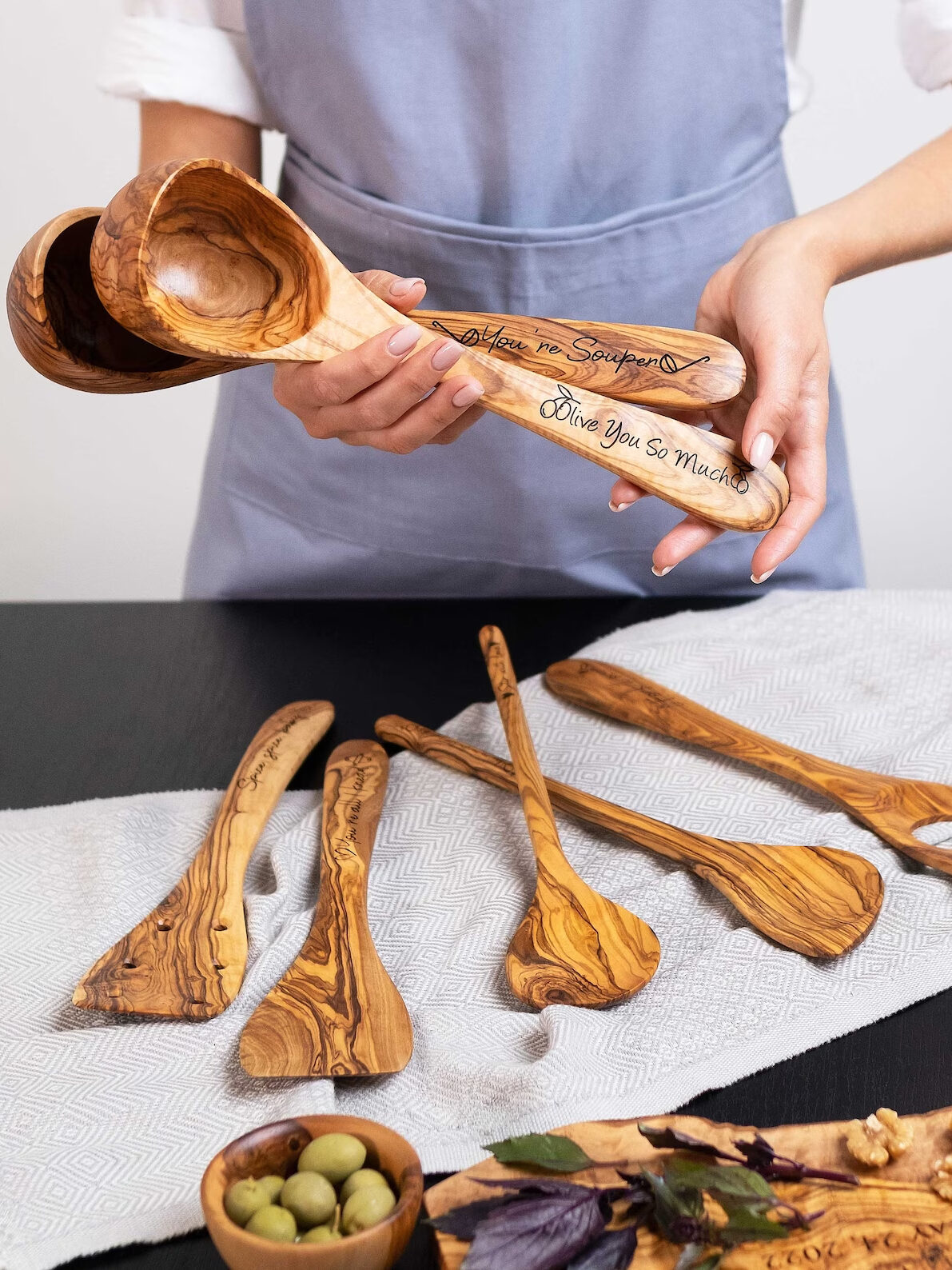 PFAS-Free Wooden Cooking Utensils from Forest Decor Shop