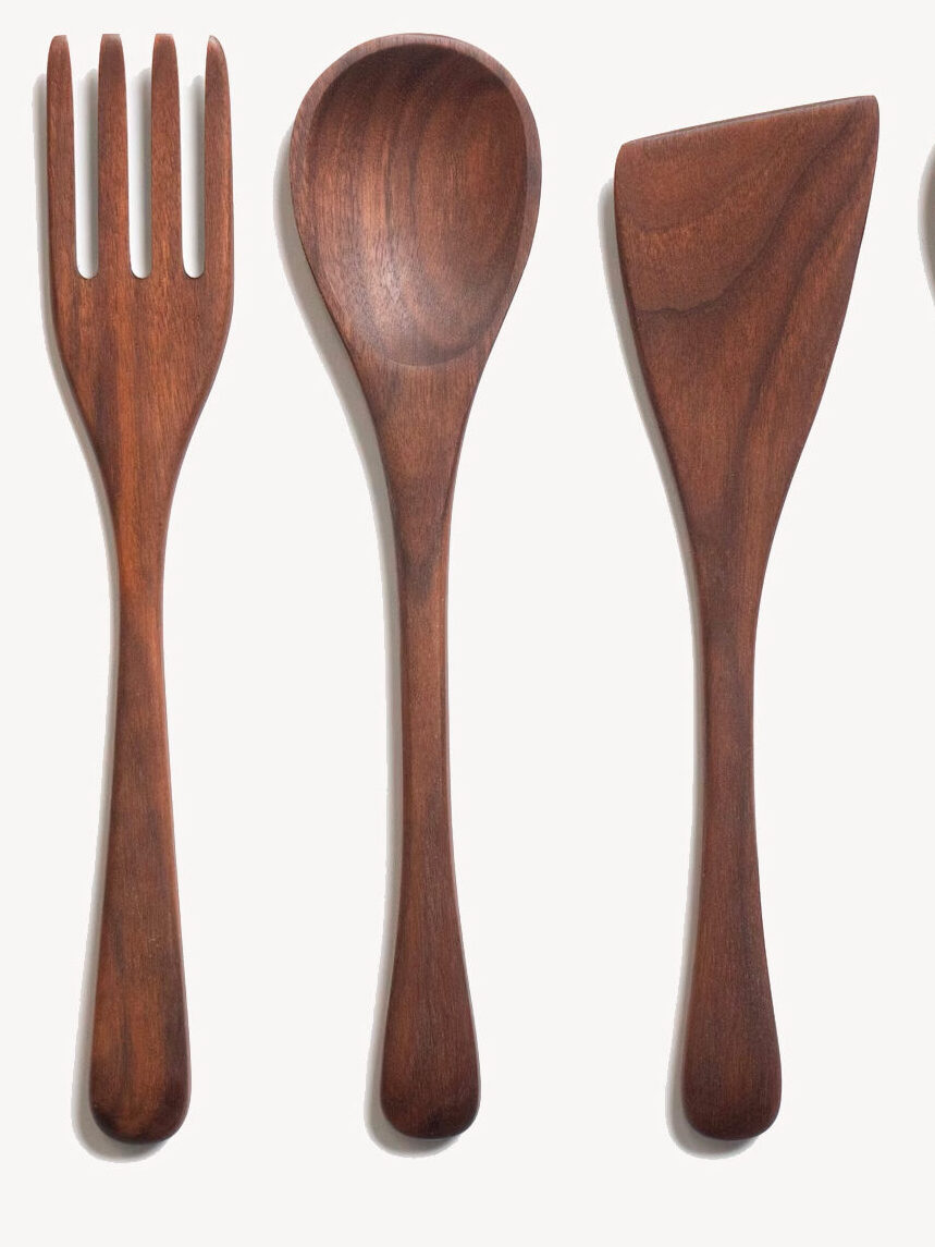PFAS-Free Wooden Cooking Utensils from Lancaster Cast Iron