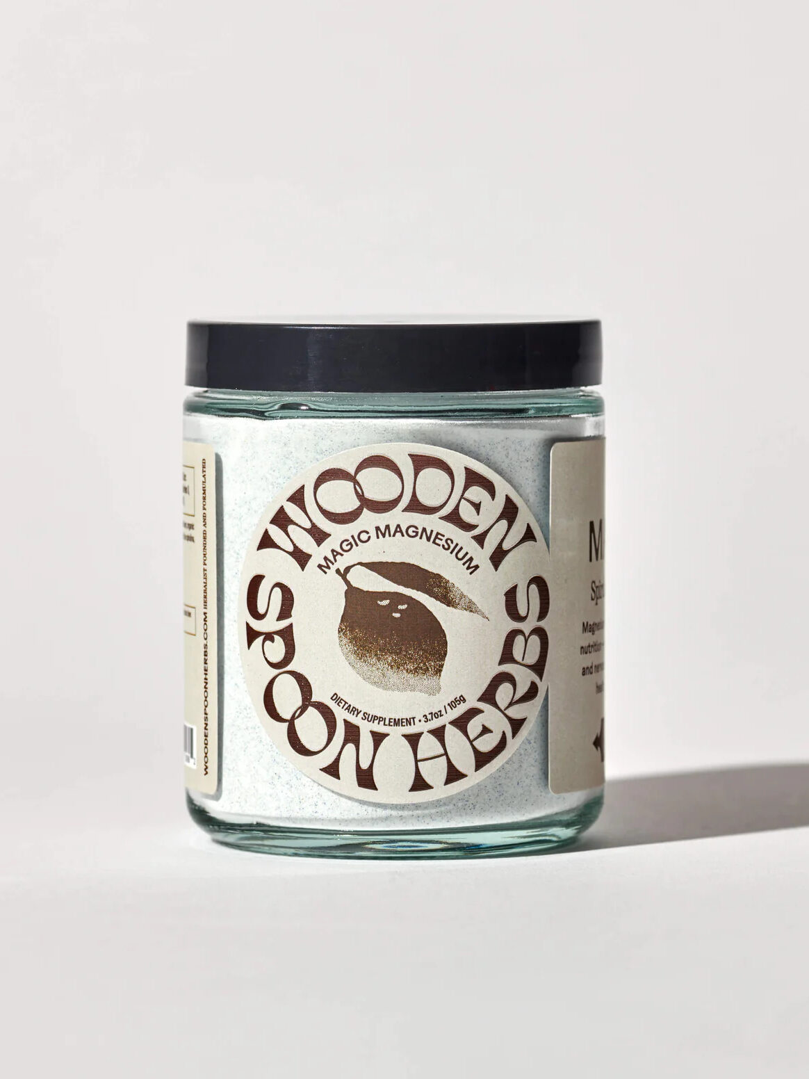 A jar of Wooden Spoon Herbs Magic Magnesium.