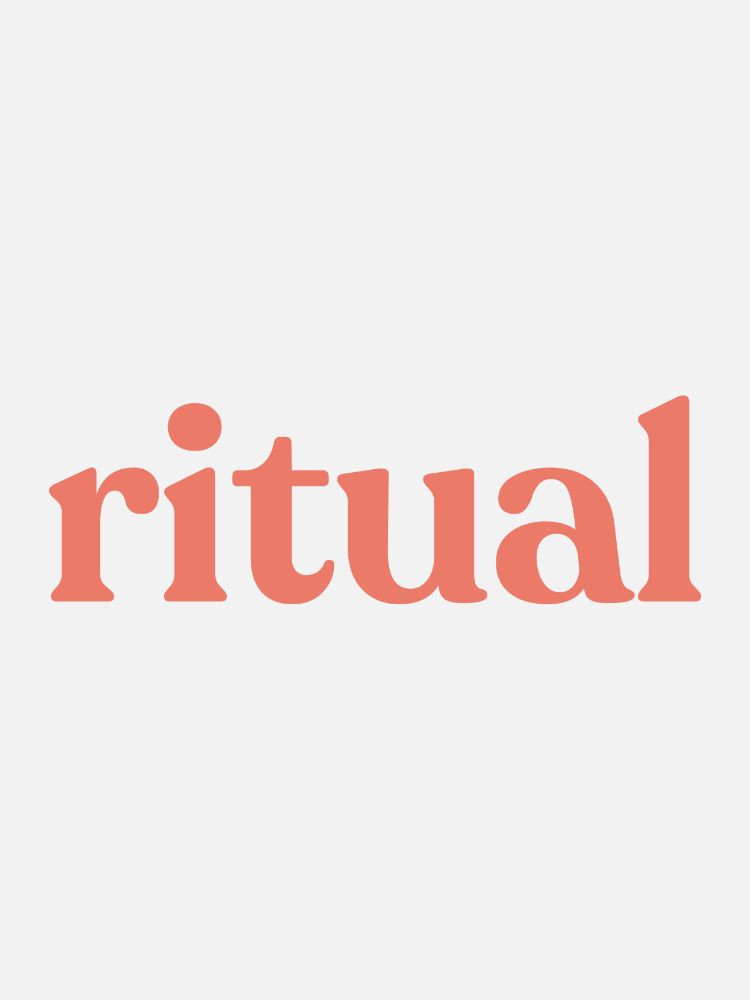 Ritual logo on a grey background.